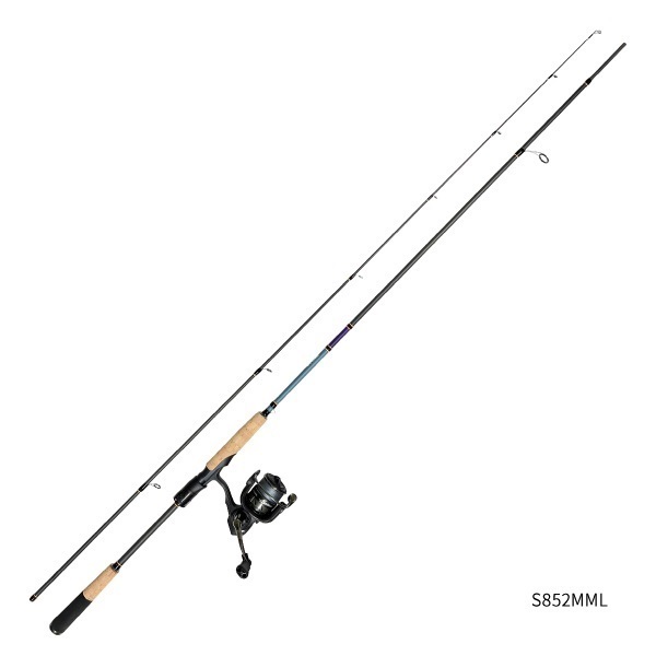 KULIA  SHORE  VERSATILE  SET【2ピースルアーロッドとPEライン付スピニングリールのセット】(S852MML)